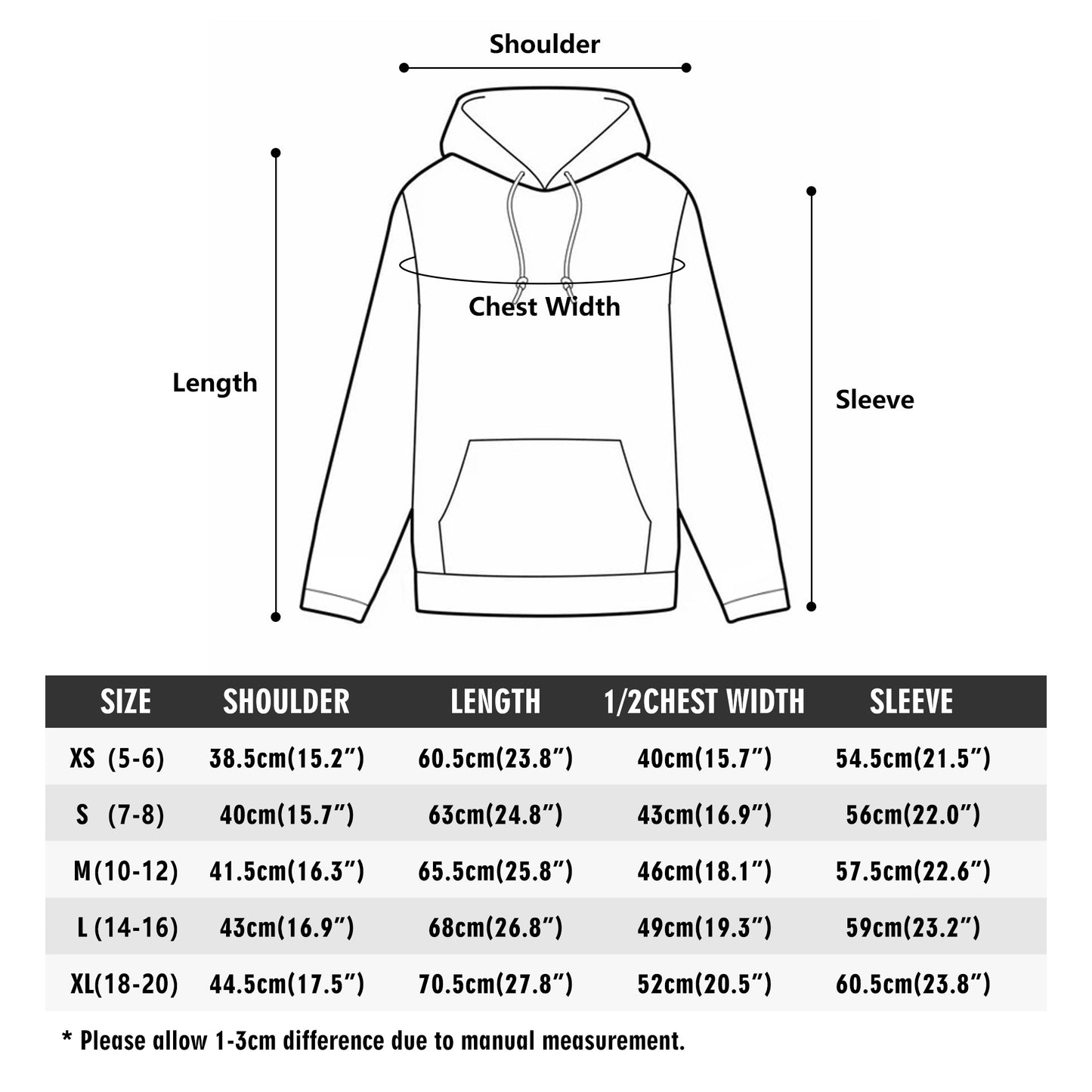 Youth Lightweight Hoodie Sweatshirt