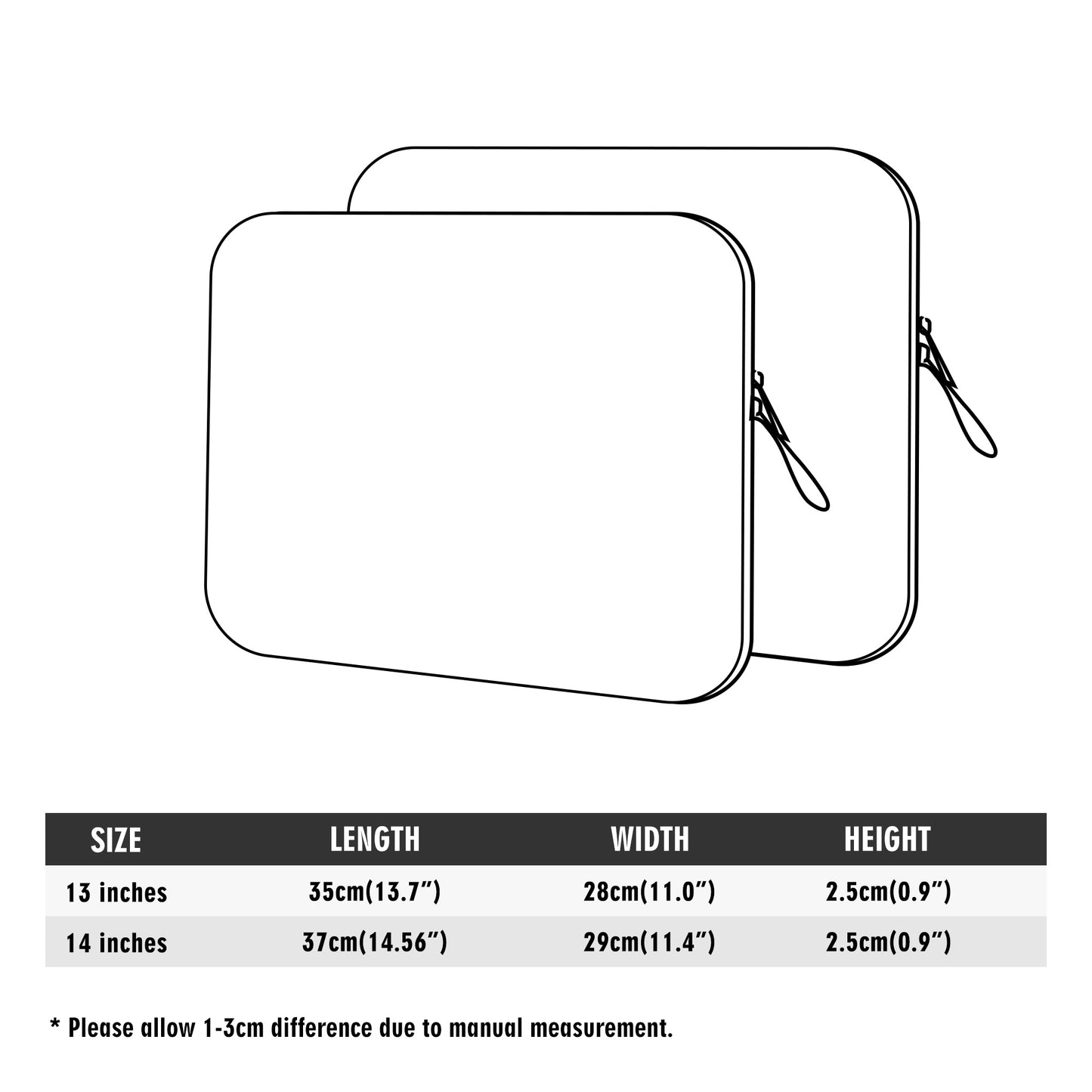 Support Autism Simple Fashion Laptop Bag