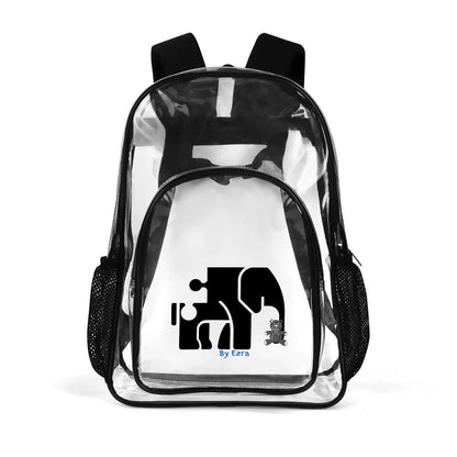 Large 17 Inch Clear Bag PVC See Through Transparent School Backpack